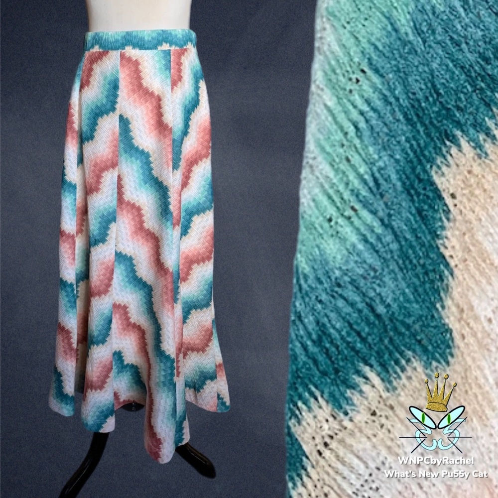 Maeve Anthropologie Southwest Bias Cut Panel Skirt, Medium